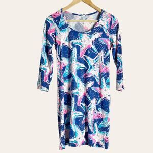 Lilly Pulitzer Beacon Kaleidoscope Starfish Print Mini Dress Size XS